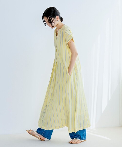 coen（コーエン）の「MARKET（マーケット）スキッパー ワンピース（ワンピース・レディース・その他1/その他2/ブラック/ピンク・M/L）」の13枚目の写真