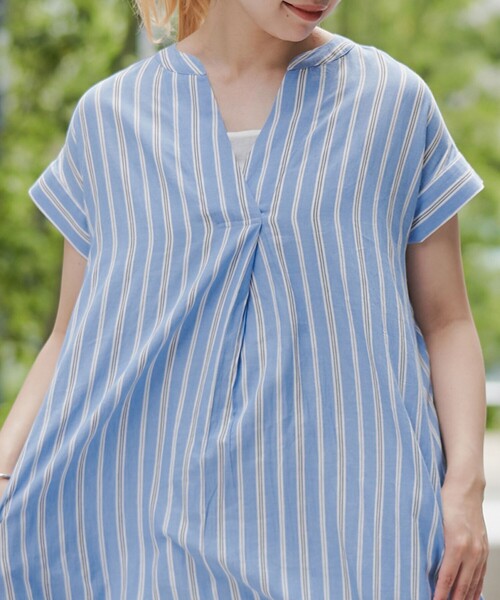 coen（コーエン）の「MARKET（マーケット）スキッパー ワンピース（ワンピース・レディース・その他1/その他2/ブラック/ピンク・M/L）」の18枚目の写真