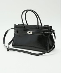 m.f.editorial（エムエフエディトリアル）の「【2WAY】ビットデザインハンドバッグ（ハンドバッグ）」