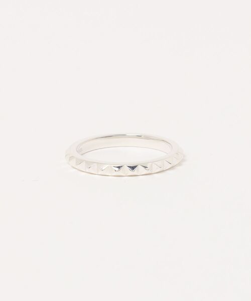 e.m.(イーエム)の「ピラミッドスタッズリング/SILVER/メンズ/レディース/25SS(リング・レディース・シルバー・L/LL/XL/M/4L)」の3枚目の写真