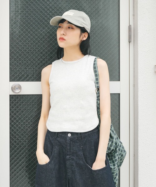 クロップドタンクトップ（タンクトップ）｜KBF（ケイビーエフ）の
