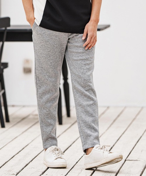 felkod(フィルコッド)の「mp13323- Embroidery Cardboard Knit Pants ダンボールニットパンツ(スウェットパンツ・メンズ・ブラック×ホワイト/ブラック×ピンク/ヘザーグレー・S/XL/L/M)」の13枚目の写真