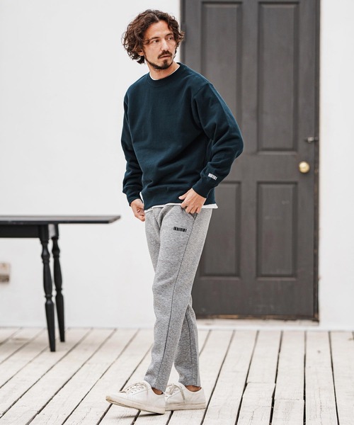 felkod(フィルコッド)の「mp13323- Embroidery Cardboard Knit Pants ダンボールニットパンツ(スウェットパンツ・メンズ・ブラック×ホワイト/ブラック×ピンク/ヘザーグレー・S/XL/L/M)」の14枚目の写真