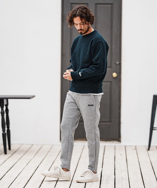 felkod(フィルコッド)の「mp13323- Embroidery Cardboard Knit Pants ダンボールニットパンツ(スウェットパンツ・メンズ・ブラック×ホワイト/ブラック×ピンク/ヘザーグレー・S/XL/L/M)」の15枚目の写真