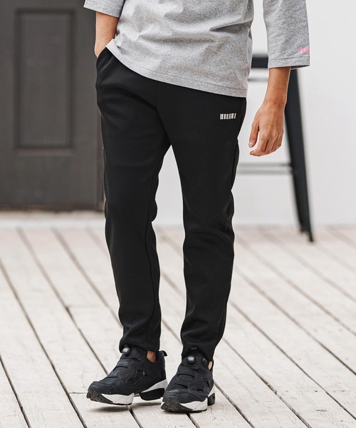 felkod(フィルコッド)の「mp13323- Embroidery Cardboard Knit Pants ダンボールニットパンツ(スウェットパンツ・メンズ・ブラック×ホワイト/ブラック×ピンク/ヘザーグレー・S/XL/L/M)」の18枚目の写真