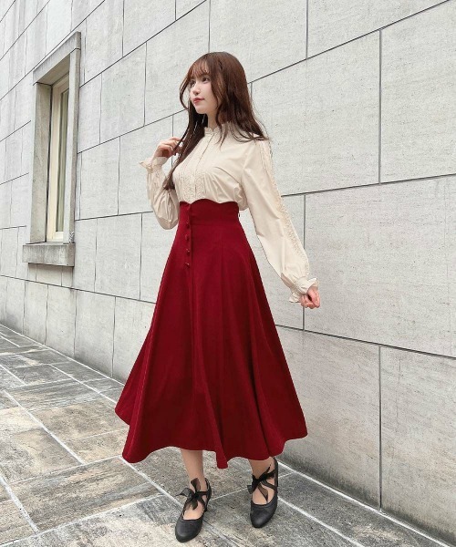 F i.n.t（フィント）の「レースピンタック使いブラウス/ fint　フィント（シャツ/ブラウス・レディース・ライトベージュ/オフホワイト・FREE）」の9枚目の写真