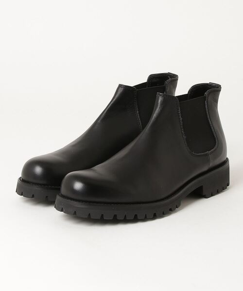 PADRONE(パドローネ)の「SIDE GORE BOOTS(ブーツ・メンズ・ブラック・40/41/42)」の1枚目の写真
