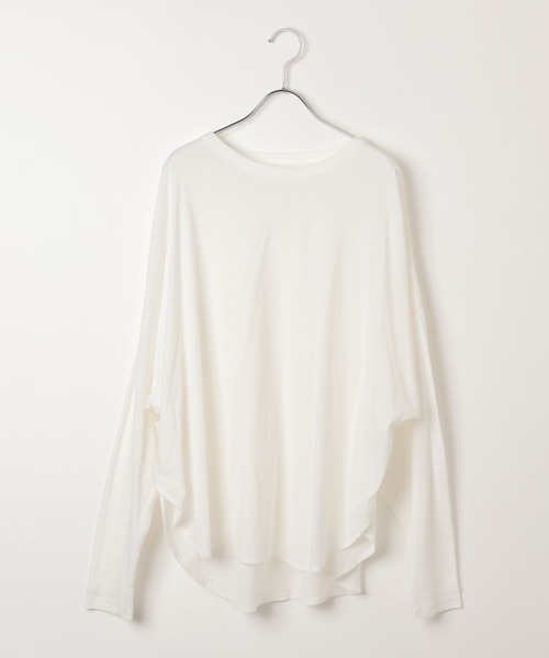 HEREIAM(ヘレイアム)の「【HEREIAM】ハイツイストルーズプルオーバー(Tシャツ/カットソー・レディース・ホワイト/グレー/ブラック・FREE)」の8枚目の写真
