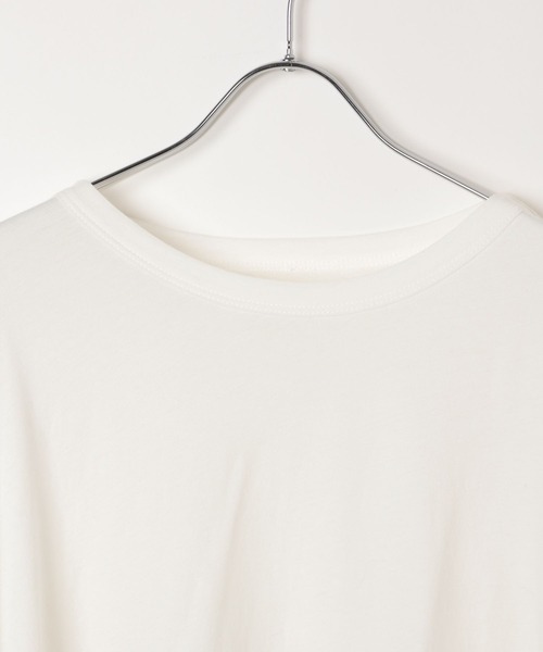 HEREIAM(ヘレイアム)の「【HEREIAM】ハイツイストルーズプルオーバー(Tシャツ/カットソー・レディース・ホワイト/グレー/ブラック・FREE)」の12枚目の写真
