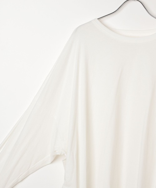 HEREIAM(ヘレイアム)の「【HEREIAM】ハイツイストルーズプルオーバー(Tシャツ/カットソー・レディース・ホワイト/グレー/ブラック・FREE)」の13枚目の写真