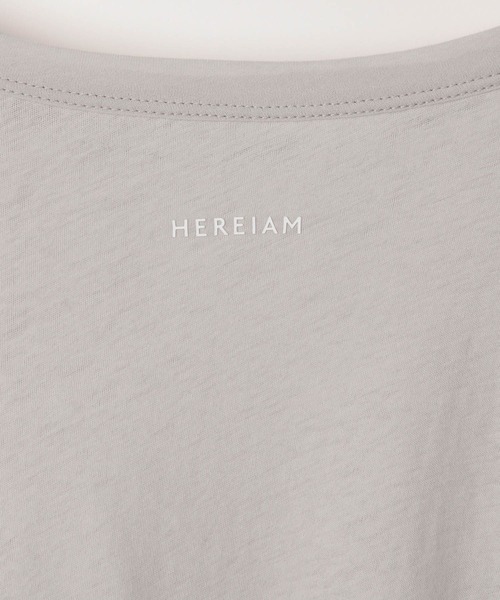 HEREIAM(ヘレイアム)の「【HEREIAM】ハイツイストルーズプルオーバー(Tシャツ/カットソー・レディース・ホワイト/グレー/ブラック・FREE)」の21枚目の写真