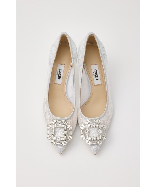 STACCATO（スタッカート）の「クルスタルレーシーパンプス（パンプス・レディース・ホワイト系その他/ピンクゴールド・22.5cm/23cm/23.5cm/24cm/24.5cm）」の4枚目の写真