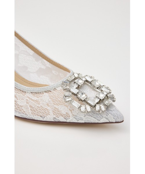 STACCATO（スタッカート）の「クルスタルレーシーパンプス（パンプス・レディース・ホワイト系その他/ピンクゴールド・22.5cm/23cm/23.5cm/24cm/24.5cm）」の8枚目の写真