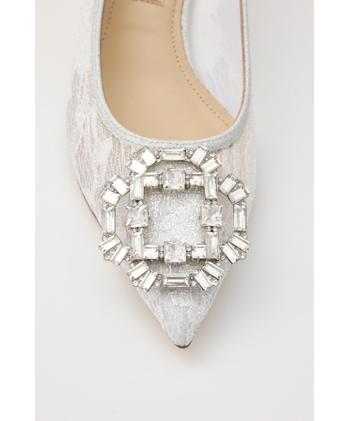 STACCATO（スタッカート）の「クルスタルレーシーパンプス（パンプス・レディース・ホワイト系その他/ピンクゴールド・22.5cm/23cm/23.5cm/24cm/24.5cm）」の10枚目の写真