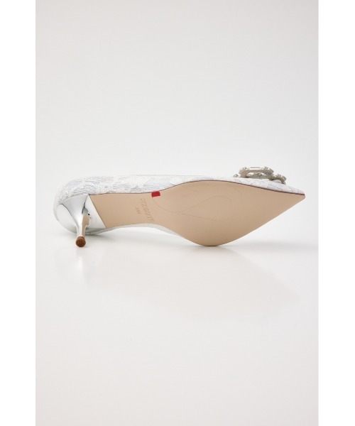 STACCATO（スタッカート）の「クルスタルレーシーパンプス（パンプス・レディース・ホワイト系その他/ピンクゴールド・22.5cm/23cm/23.5cm/24cm/24.5cm）」の12枚目の写真