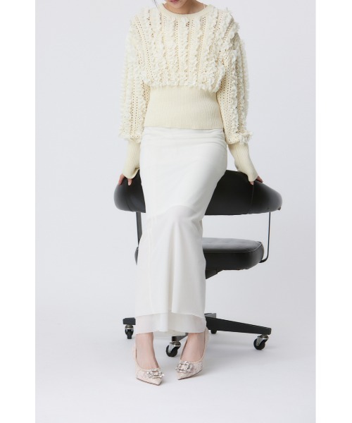 STACCATO（スタッカート）の「クルスタルレーシーパンプス（パンプス・レディース・ホワイト系その他/ピンクゴールド・22.5cm/23cm/23.5cm/24cm/24.5cm）」の14枚目の写真