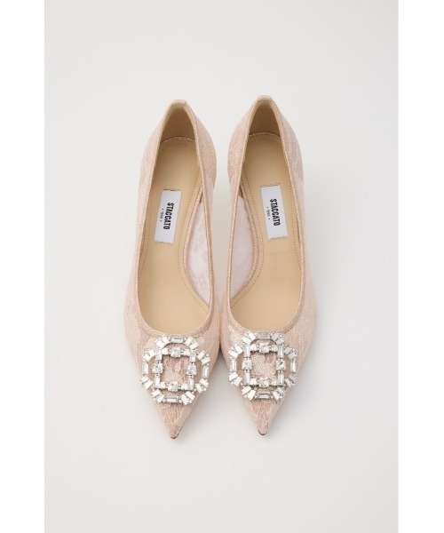 STACCATO（スタッカート）の「クルスタルレーシーパンプス（パンプス・レディース・ホワイト系その他/ピンクゴールド・22.5cm/23cm/23.5cm/24cm/24.5cm）」の17枚目の写真