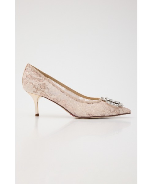 STACCATO（スタッカート）の「クルスタルレーシーパンプス（パンプス・レディース・ホワイト系その他/ピンクゴールド・22.5cm/23cm/23.5cm/24cm/24.5cm）」の18枚目の写真