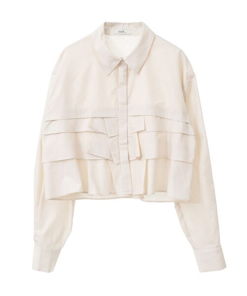 earth music&ecology(アースミュージックアンドエコロジー)の「ティアードショートシャツ(シャツ/ブラウス・レディース・ベージュ系その他2/オフホワイト/ブルー系その他7・FREE)」の18枚目の写真