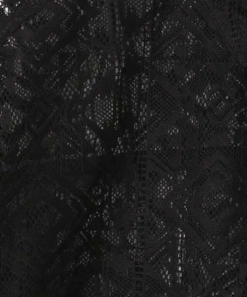 BAYFLOW（ベイフロー）の「ロングスリーブレースシャツ（シャツ/ブラウス・レディース・ブラック/サックスブルー/オフホワイト・FREE）」の15枚目の写真