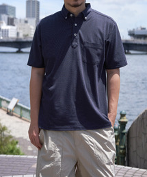 IKKA LOUNGE（イッカラウンジ）の「【吸水速乾／イージーケア】アーバンドライ ボタンダウンポロシャツ（ポロシャツ）」