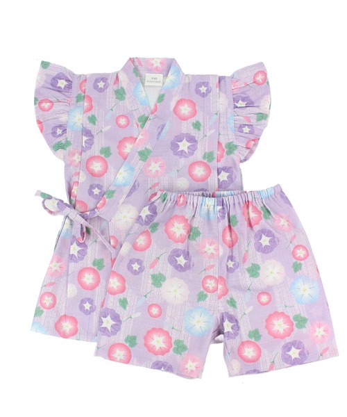 SKAPE（エスケープ）の「ﾌﾘﾙｿﾃﾞｼﾞﾝﾍﾞｲｽｰﾂ（浴衣・キッズ・ホワイト/ピンク/グリーン/パープル/イエロー/ブルー・90cm/100cm/110cm/120cm/130cm）」の17枚目の写真