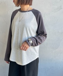 [SCREEN STARS/スクリーンスターズ] 別注 配色ラグラン シアーロングスリーブTシャツ