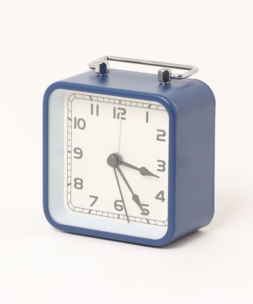 ammy.（エイミードット）の「【 ammy. / エイミードット 】 ビンテージライク スクエア 置時計 / 目覚まし時計（置時計・レディース・ブラック/ブルーグリーン/ホワイト/レッド/ネイビー/イエロー・FREE）」の19枚目の写真