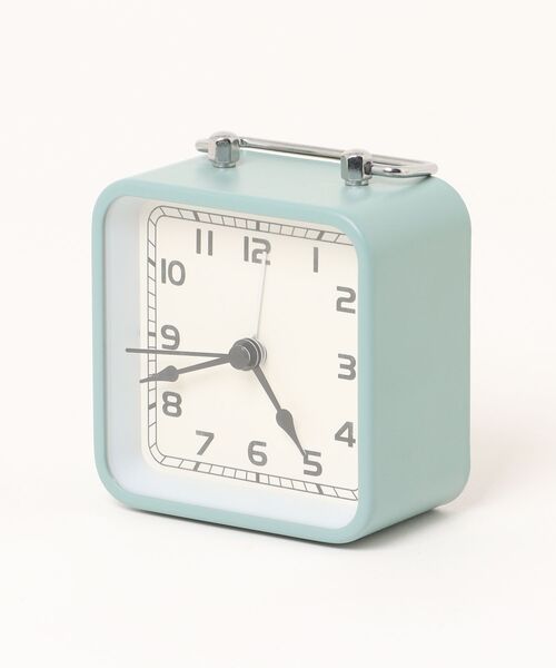 ammy.（エイミードット）の「【 ammy. / エイミードット 】 ビンテージライク スクエア 置時計 / 目覚まし時計（置時計・レディース・ブラック/ブルーグリーン/ホワイト/レッド/ネイビー/イエロー・FREE）」の20枚目の写真