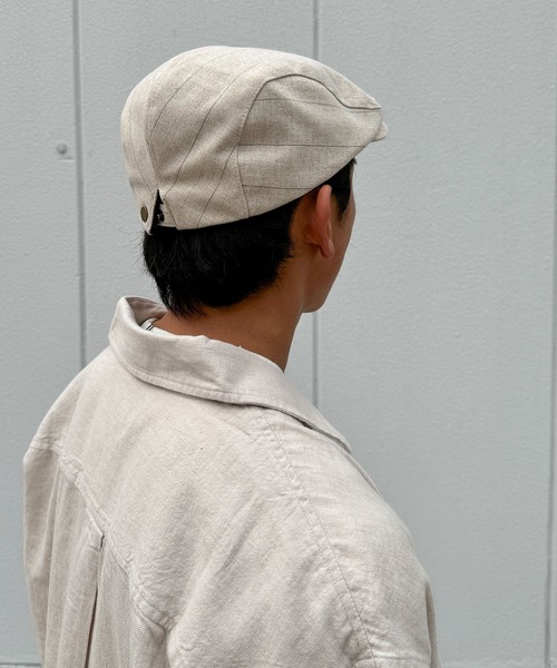 CANAL JEAN（キャナルジーン）の「El mar　ストライプハンチング（ハンチング/ベレー帽・レディース・キナリ/ベージュ・ONE SIZE）」の7枚目の写真