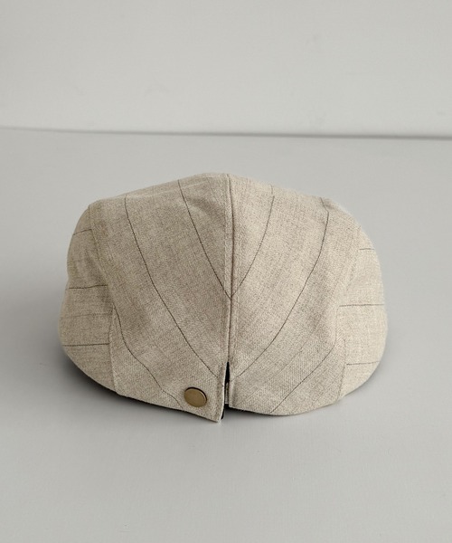 CANAL JEAN（キャナルジーン）の「El mar　ストライプハンチング（ハンチング/ベレー帽・レディース・キナリ/ベージュ・ONE SIZE）」の10枚目の写真