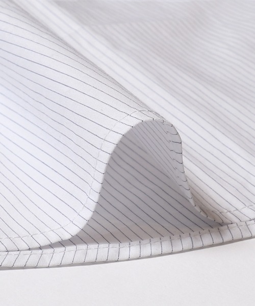 coca（coca）（コカ）の「【WEB限定セール】タイプライターストライプ半袖シャツ（シャツ/ブラウス・メンズ・B/A・M/L/XL）」の15枚目の写真