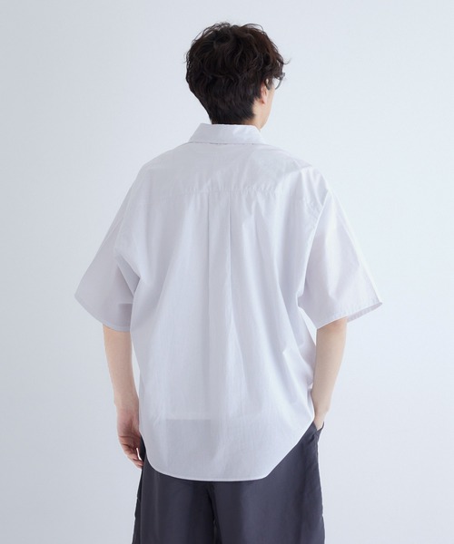 coca（coca）（コカ）の「【WEB限定セール】タイプライターストライプ半袖シャツ（シャツ/ブラウス・メンズ・B/A・M/L/XL）」の4枚目の写真