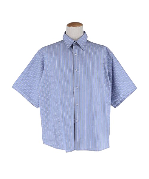 coca（coca）（コカ）の「【WEB限定セール】タイプライターストライプ半袖シャツ（シャツ/ブラウス・メンズ・B/A・M/L/XL）」の17枚目の写真