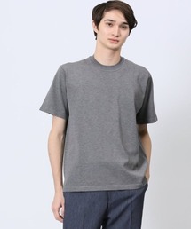 【ウォッシャブル】m.f.エディトリアル メンズ ウォッシャブル 綿混ニット クルーTシャツ