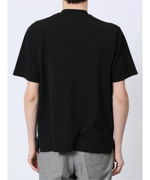 m.f.editorial（エムエフエディトリアル）の「【ウォッシャブル】m.f.エディトリアル メンズ ウォッシャブル 綿混ニット クルーTシャツ（ポロシャツ・メンズ・グレー系その他2/ベージュ/ホワイト/ブラック・MEDIUM/LARGE/X-LARGE）」の20枚目の写真