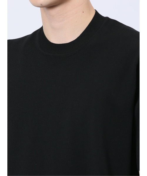 m.f.editorial（エムエフエディトリアル）の「【ウォッシャブル】m.f.エディトリアル メンズ ウォッシャブル 綿混ニット クルーTシャツ（ポロシャツ・メンズ・グレー系その他2/ベージュ/ホワイト/ブラック・MEDIUM/LARGE/X-LARGE）」の21枚目の写真