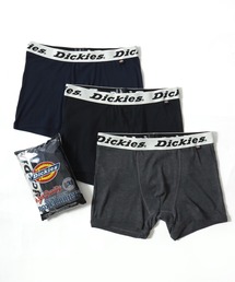 Lazar（ラザル）の「Dickies/ディッキーズ 3枚セット ロゴ ボクサーパンツ/パック入り（ボクサーパンツ）」