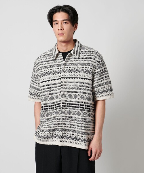 Coohem(コーヘン)の「【別注】<COOHEM> ノルウェージャン ニットシャツ(シャツ/ブラウス・メンズ・オフホワイト・M/L)」の1枚目の写真