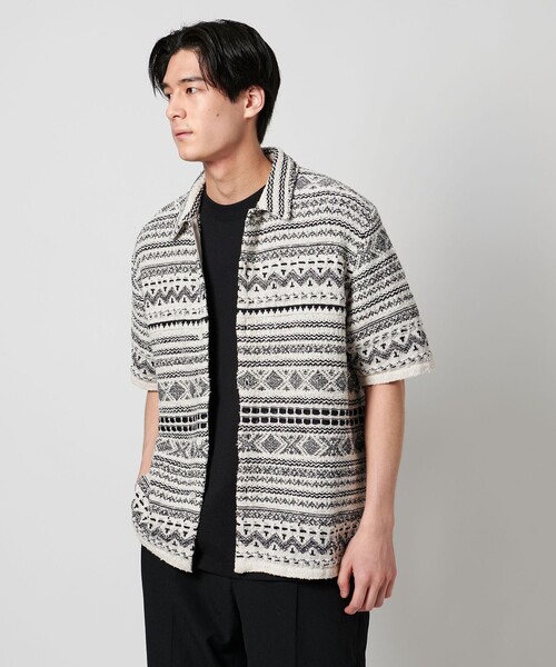 Coohem(コーヘン)の「【別注】<COOHEM> ノルウェージャン ニットシャツ(シャツ/ブラウス・メンズ・オフホワイト・M/L)」の2枚目の写真