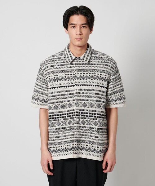 Coohem(コーヘン)の「【別注】<COOHEM> ノルウェージャン ニットシャツ(シャツ/ブラウス・メンズ・オフホワイト・M/L)」の4枚目の写真