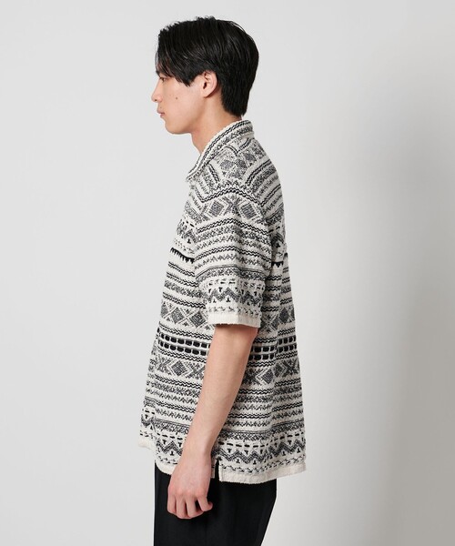 Coohem(コーヘン)の「【別注】<COOHEM> ノルウェージャン ニットシャツ(シャツ/ブラウス・メンズ・オフホワイト・M/L)」の5枚目の写真