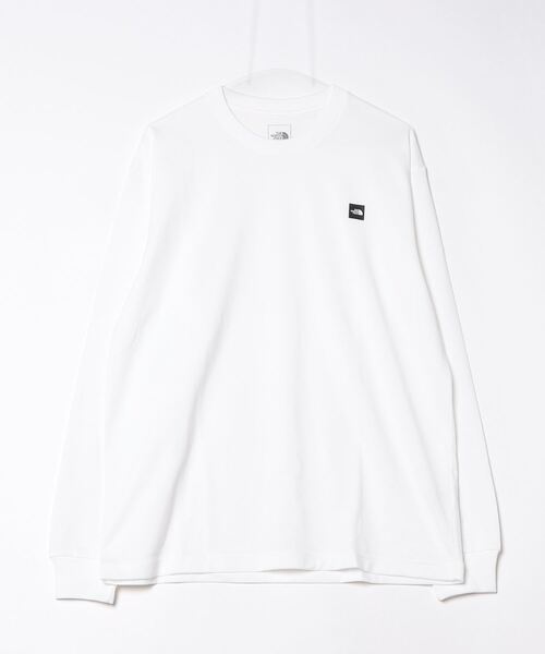 THE NORTH FACE(ザノースフェイス)の「ザ ノース フェイス THE NORTH FACE L/S Small Box Logo Tee_ロングスリーブスモールボックスロゴティー(Tシャツ/カットソー・メンズ・ホワイト/ブラック/ブルー/グレー・S/M/L/LL)」の1枚目の写真