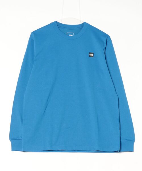 THE NORTH FACE(ザノースフェイス)の「ザ ノース フェイス THE NORTH FACE L/S Small Box Logo Tee_ロングスリーブスモールボックスロゴティー(Tシャツ/カットソー・メンズ・ホワイト/ブラック/ブルー/グレー・S/M/L/LL)」の4枚目の写真