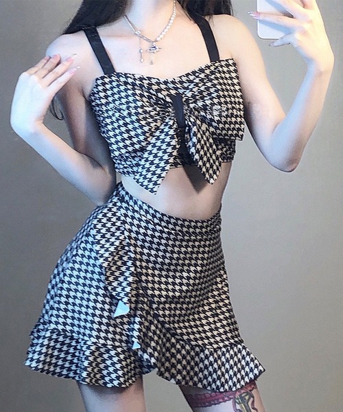 スカート マーメイド アシンメトリー 千鳥柄 タイト フリル 楽天市場】千鳥格子 マーメイドスカート 膝下丈 ミディ丈