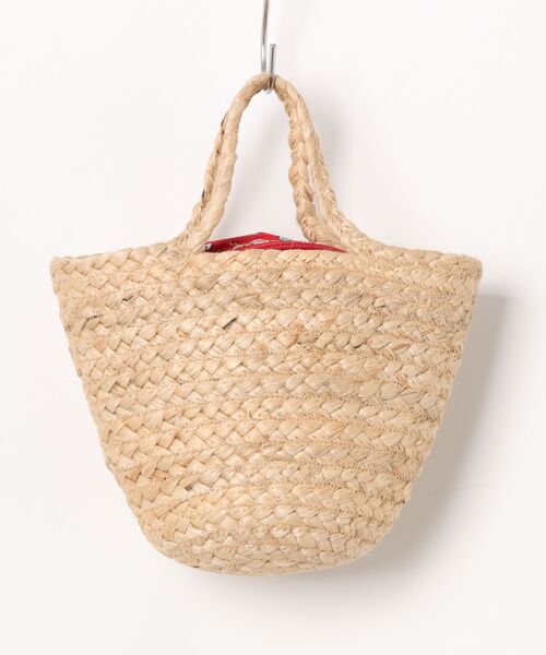 チャイハネ（チャイハネ）の「【チャイハネ】ジューティミニバッグ ポーチ付き（かごバッグ・レディース・レッド/ブルー・FREE）」の2枚目の写真