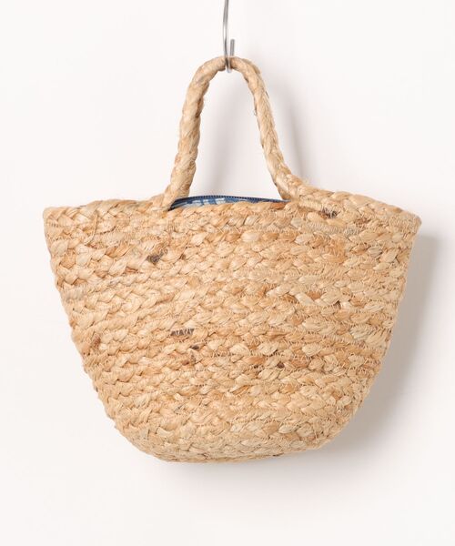 チャイハネ（チャイハネ）の「【チャイハネ】ジューティミニバッグ ポーチ付き（かごバッグ・レディース・レッド/ブルー・FREE）」の4枚目の写真