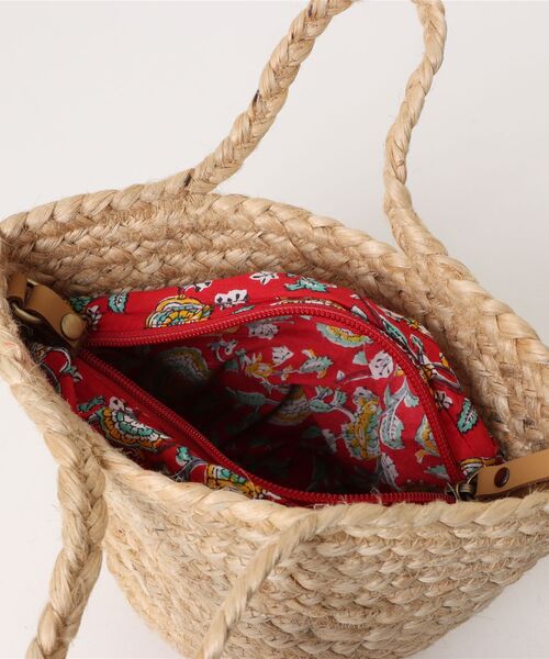 チャイハネ（チャイハネ）の「【チャイハネ】ジューティミニバッグ ポーチ付き（かごバッグ・レディース・レッド/ブルー・FREE）」の15枚目の写真