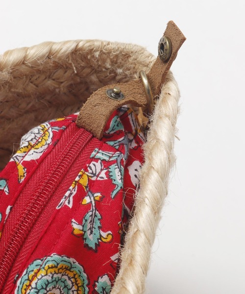 チャイハネ（チャイハネ）の「【チャイハネ】ジューティミニバッグ ポーチ付き（かごバッグ・レディース・レッド/ブルー・FREE）」の14枚目の写真