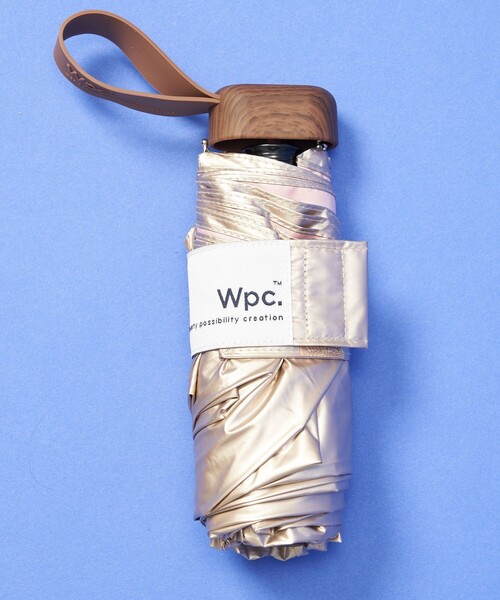 FREAK'S STORE（フリークスストア）の「Wpc./ダブリュピーシー 遮光インサイドカラーtiny ミニ 晴雨兼用 折りたたみ傘（折りたたみ傘・レディース・ゴールド/シルバー・ONE SIZE）」の12枚目の写真